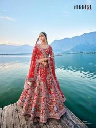 tathastu anaara bridal wear BRIDAL SILK Wholesale lehenga in Surat