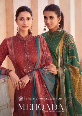 the hermitage mehqada series 9001-9006 PURE VISCOSE LAWN Wholesale Salwar Kameez in Surat