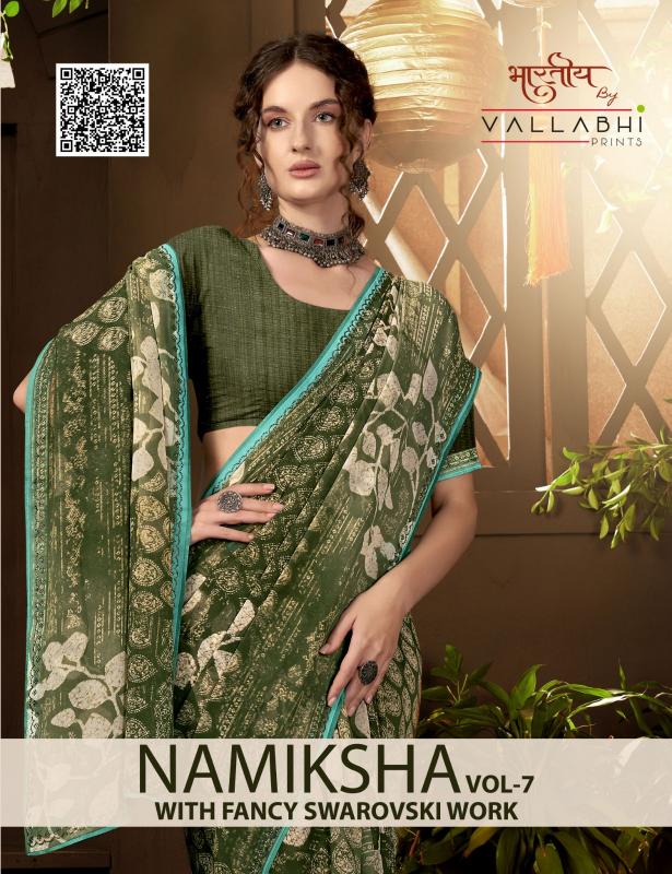 VALLABHI NAMIKSHA-07 GEORGETTE Wholesale Saree in Surat