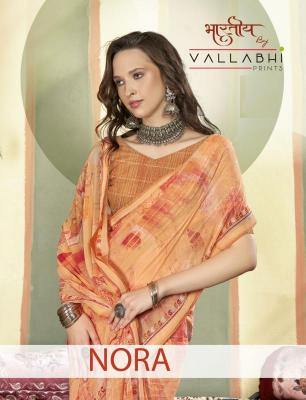 vallabhi prints nora series 30051-30056 GEORGETTE Wholesale Saree in Surat