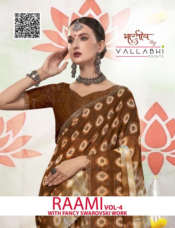 VALLABHI PRINTS RAAMI-04 series 31061-31066 GEORGETTE Wholesale Saree in Surat