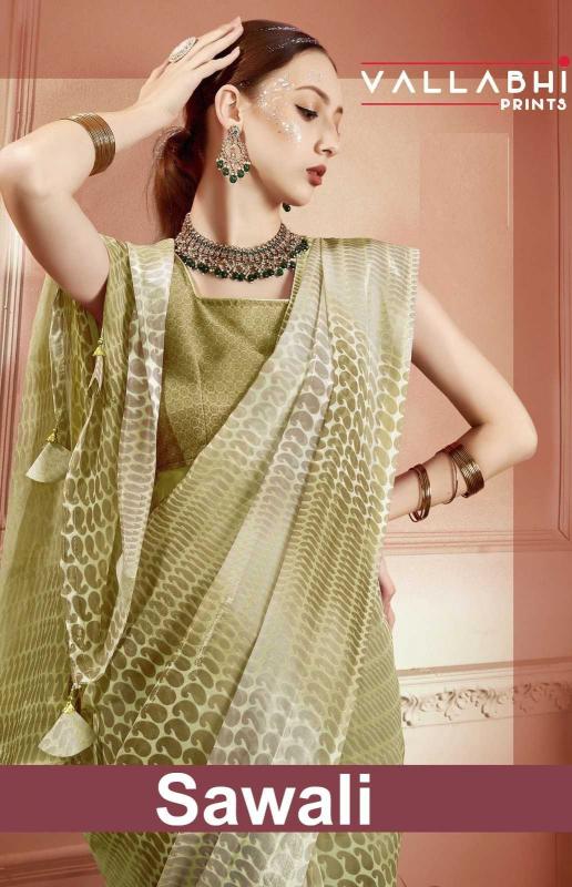 vallabhi prints sawali series 22161-22166 GEORGETTE Wholesale Saree in Surat