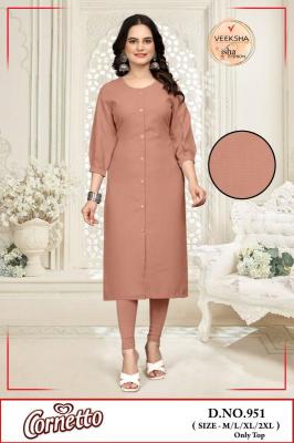 veeksha corneto series 951-956 IMPORTED Wholesale kurti in Surat