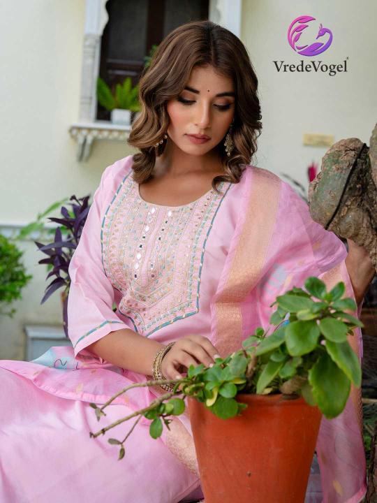 vredevogel veera Roman Silk With Inner Wholesale Salwar Kameez in Surat