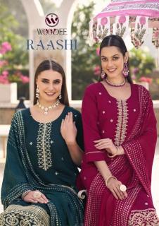 woodee raashi series 1001-1006 VISCOSE ROMAN SILK Wholesale Salwar Kameez in Surat