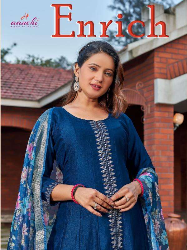 aanchi enrich vol 1 series 1001-1004 VICHITRA wholesale salwar kameez in surat