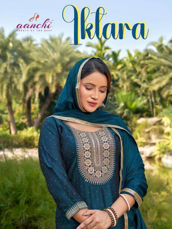 aanchi iktara vol 1 series 1001-1004 RANGILA SILK wholesale salwar kameez in surat