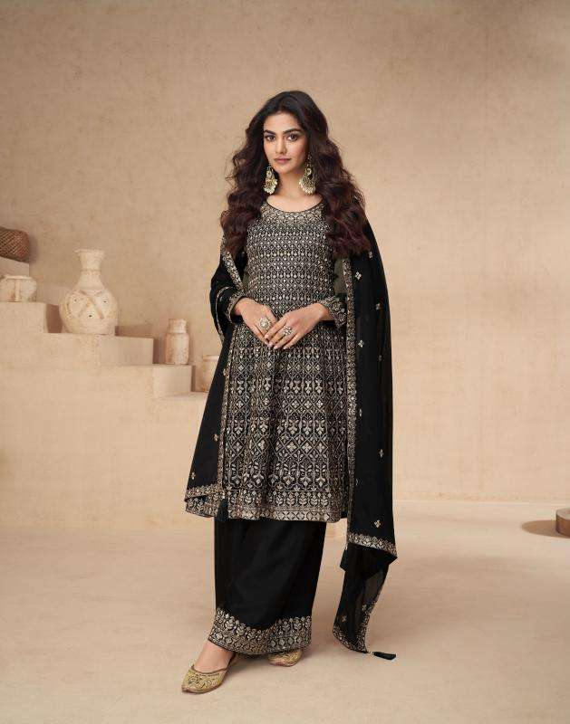 aashirwad amrita series 10145-10149 PREMIUM CHINNON SILK Wholesale Salwar Kameez in Surat