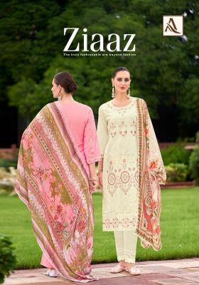 alok suits ziaaz series 1650001-1650008 Pure Cambric Lawn Wholesale Salwar Kameez in Surat