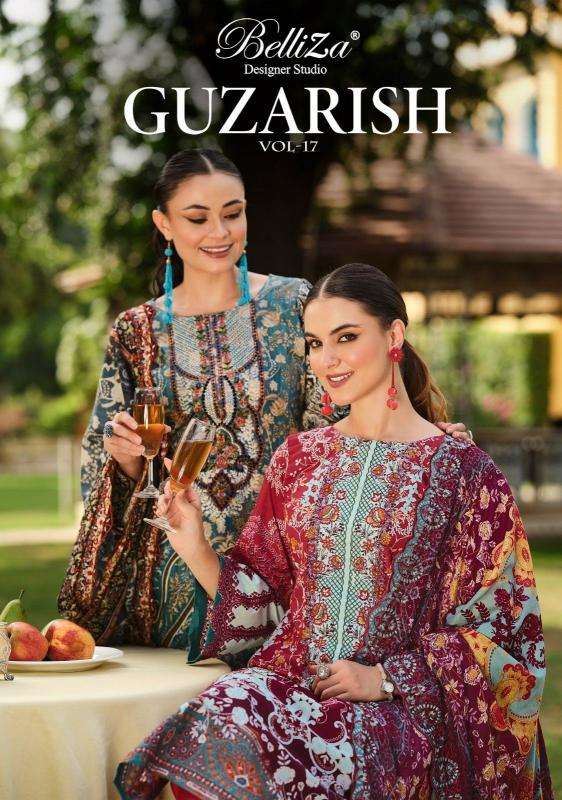 belliza guzarish vol 17 series 1005001-1005008 Pure Cotton Wholesale Salwar Kameez in Surat