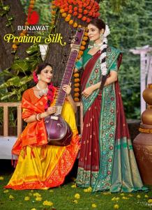 bunawat pratima silk series 1001-1006 Silk Wholesale Saree in Surat