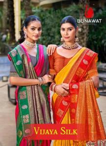 bunawat vijaya silk series 1001-1006 SILK Wholesale Saree in Surat