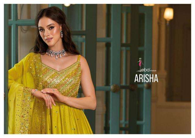 eba lifestyle arisha series 1695 PREMIUM SILK Wholesale gown in Surat