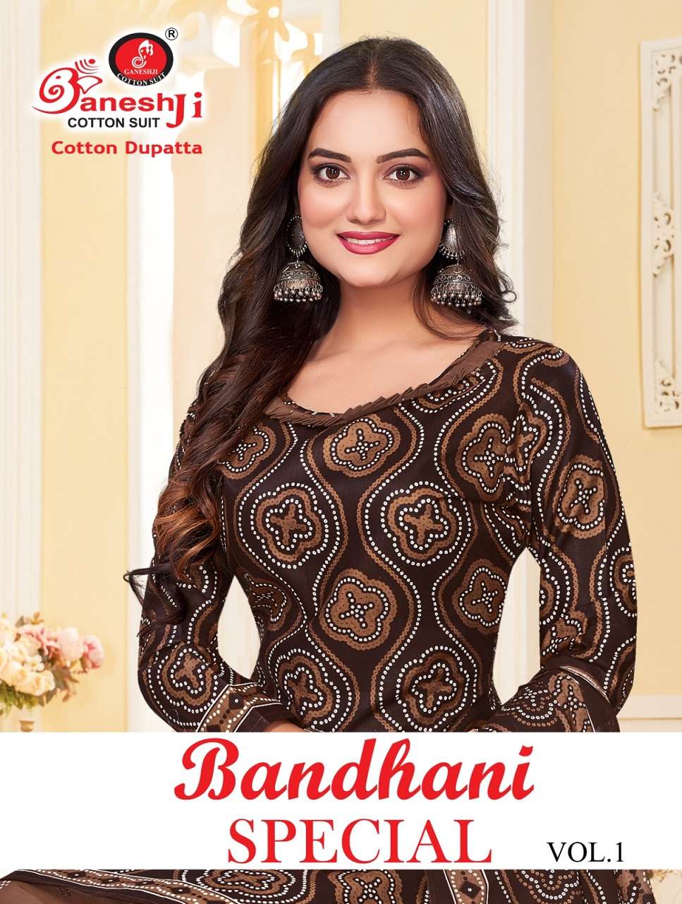 Ganeshji Bandhani Special Vol-1 series 1001-1010 Heavy Soft Cotton wholesale salwar kameez in surat