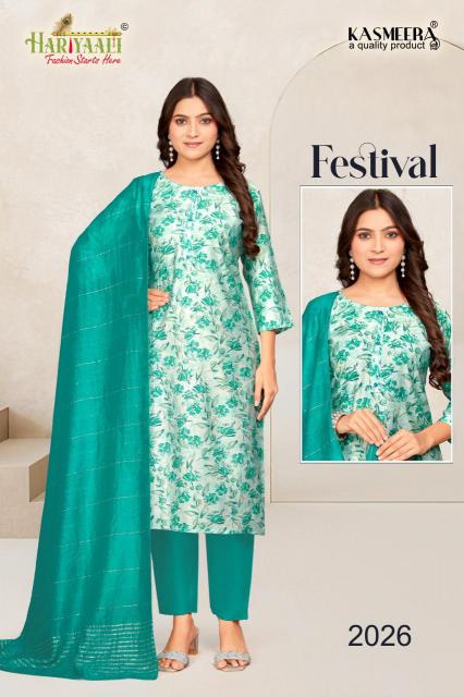 hariyaali festival series 2002-2028 VETICAN SILK Wholesale Salwar Kameez in Surat