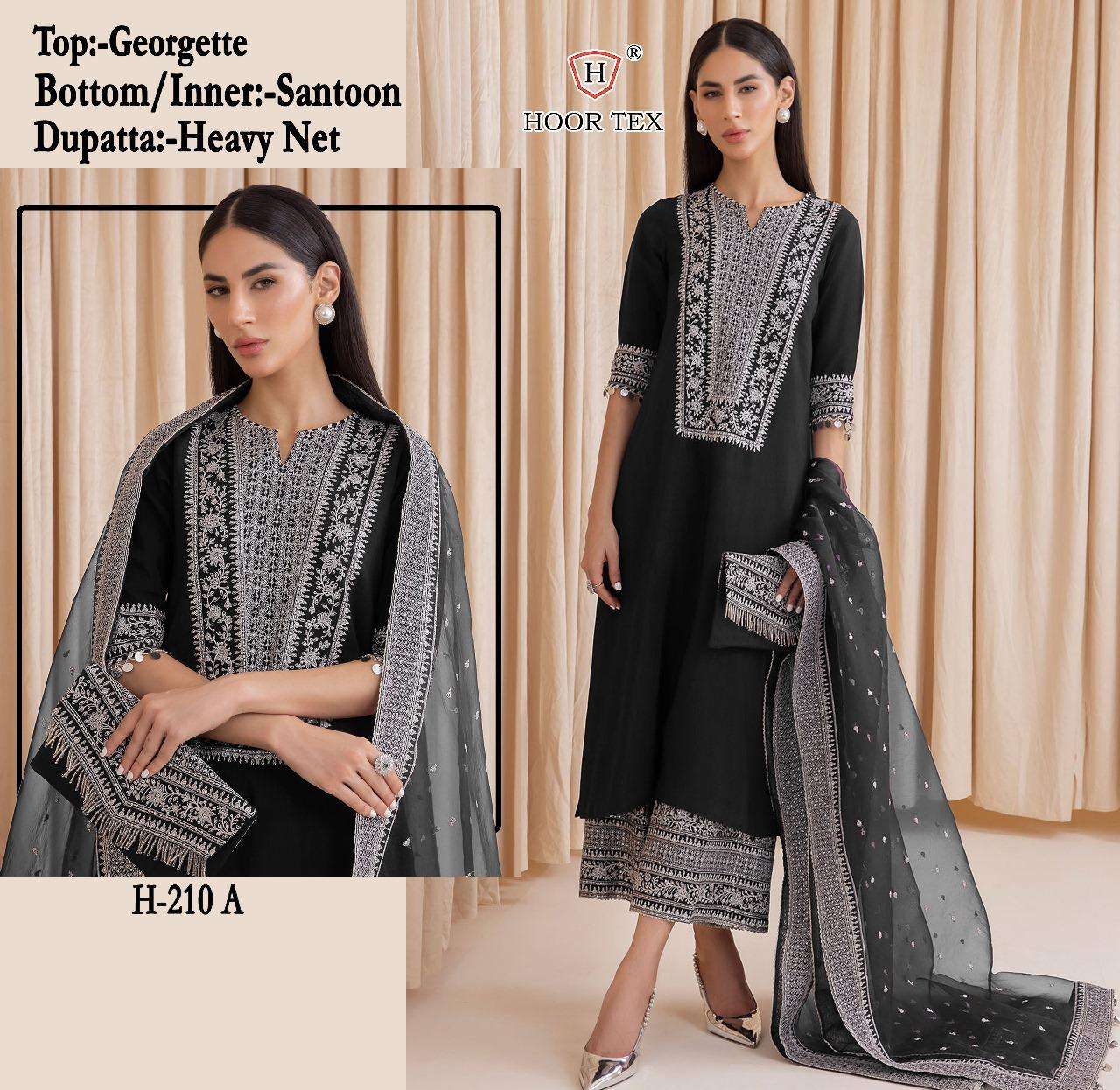 HOOR TEX H-210 FOX GEORGETTE Wholesale Salwar Kameez in Surat