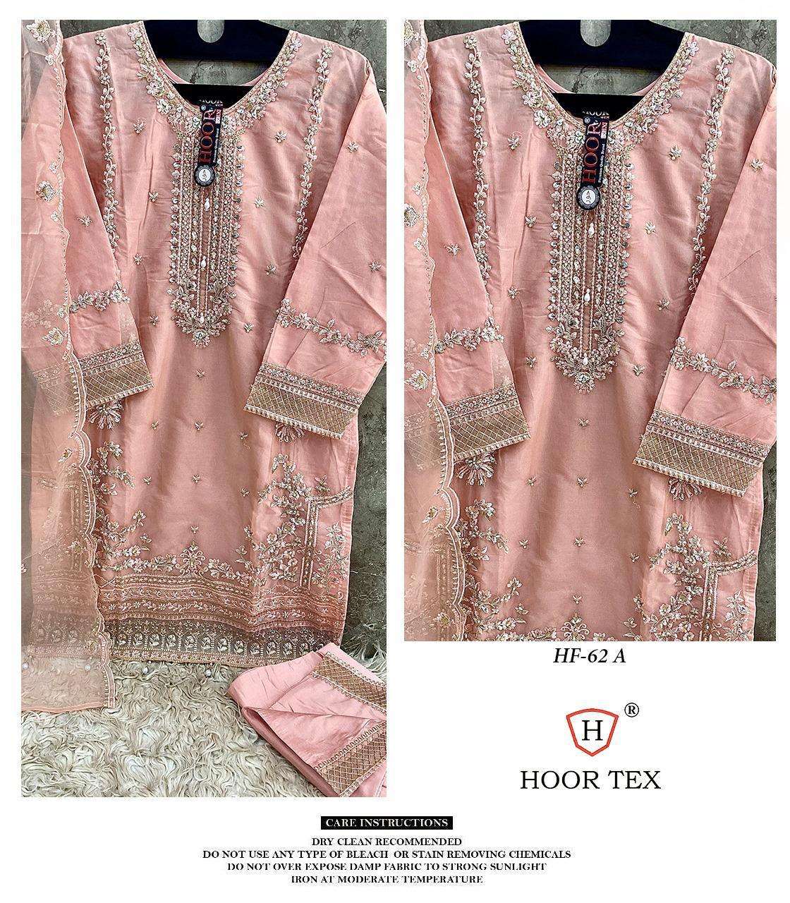 Hoor Tex HF-62A To D Heavy Organza Wholesale Salwar Kameez in Surat