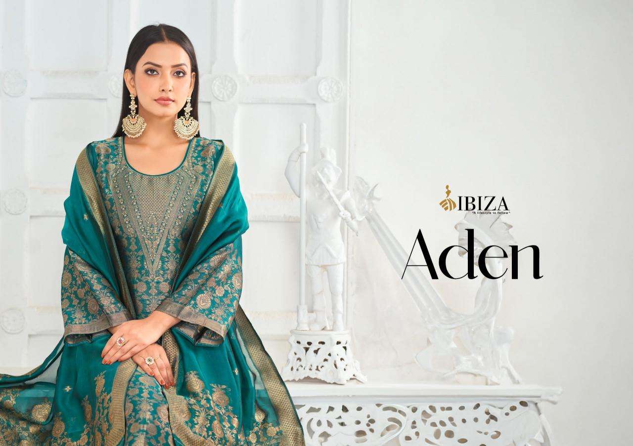 ibiza aden series 1429-1432 PURE BANGLORY SILK JACQUARD wholesale salwar kameez in surat