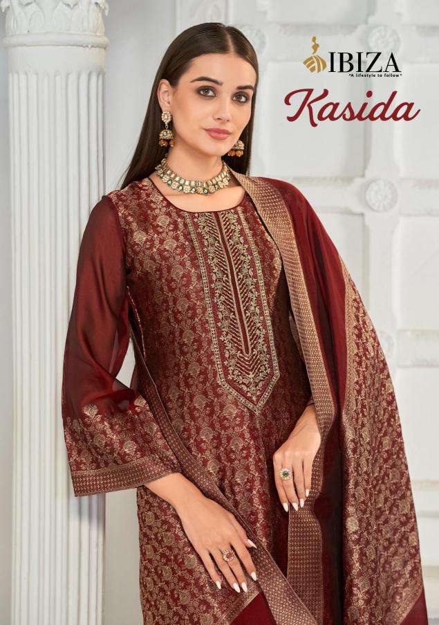 ibiza kasida series 1511-1514 PURE BANGLORY SILK JACQUARD wholesale salwar kameez in surat