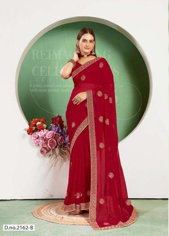 jayshree saree 2162 series georgette blooming wholesale saree in surat 