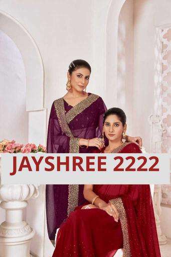 jayshree saree 2222 Series Samundar Chiffon Wholesale Saree in Surat