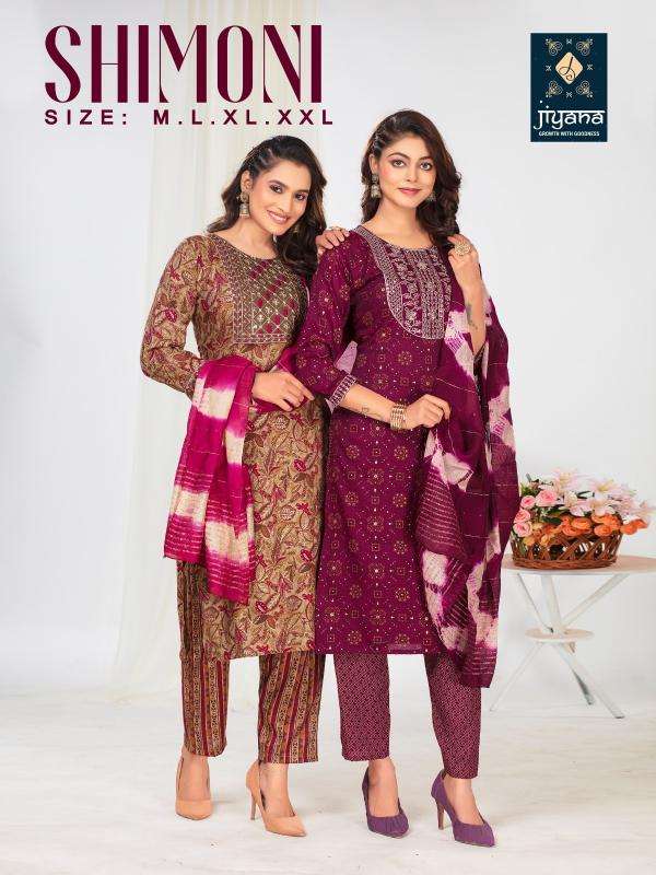 jiyana shimoni series 101-108 TWO TON RAYON Wholesale Salwar Kameez in Surat