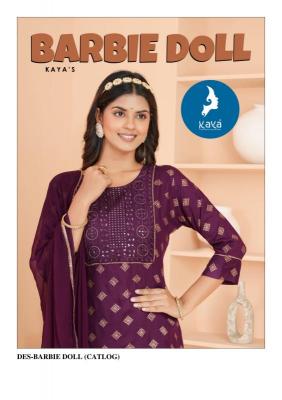 kaya barbie doll series 01-08 RAYON Wholesale Salwar Kameez in Surat