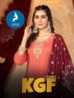 kaya kgf series 01-06 ROMAN SHIMMER Wholesale Salwar Kameez in Surat