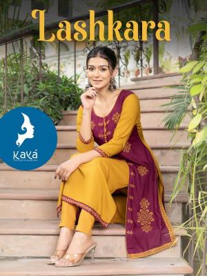 kaya lashkara series 01-08 RAYON Wholesale kurti in Surat