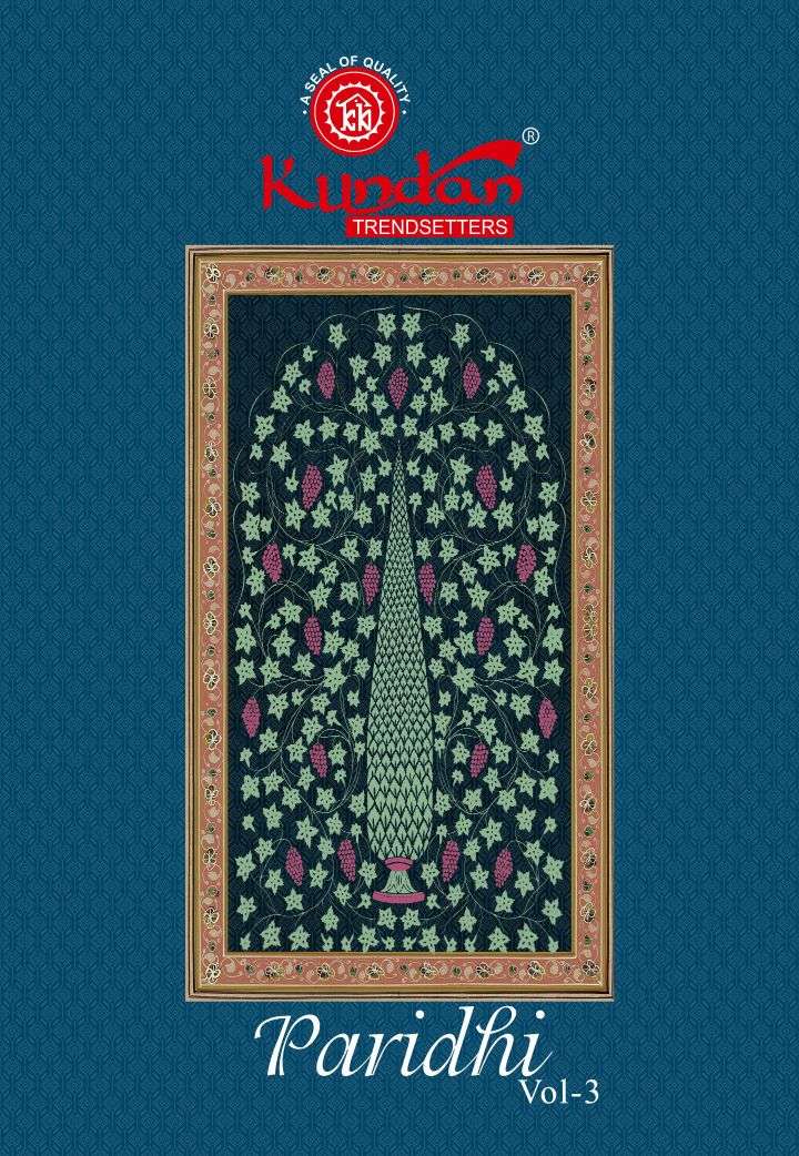 Kundan Paridhi Vol-3 series 3001-3015 Pure Cotton wholesale salwar kameez in surat