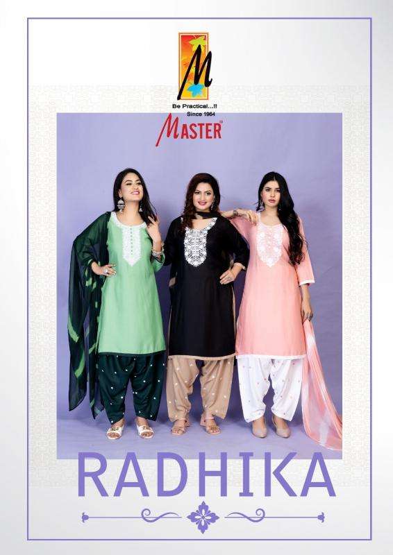 master radhika series 101-108 RAYON Wholesale Salwar Kameez in Surat