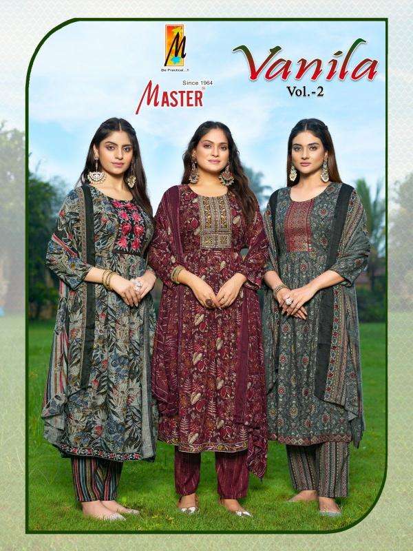 master vanila vol 2 series 201-208 CAPSULE PRINT Wholesale Salwar Kameez in Surat