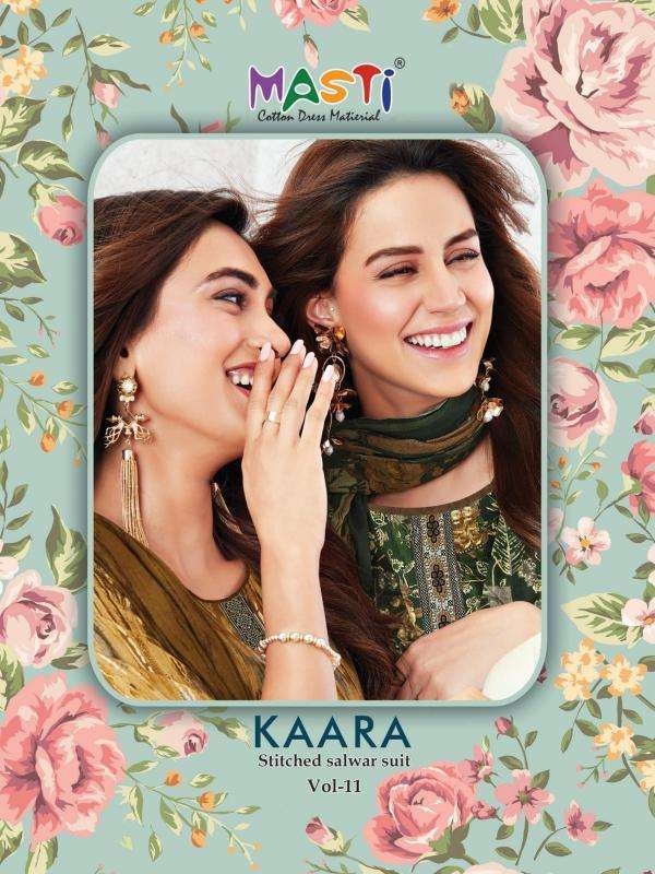 masti kaara vol 11 series 1101-1110 gram poplin wholesale salwar kameez in surat