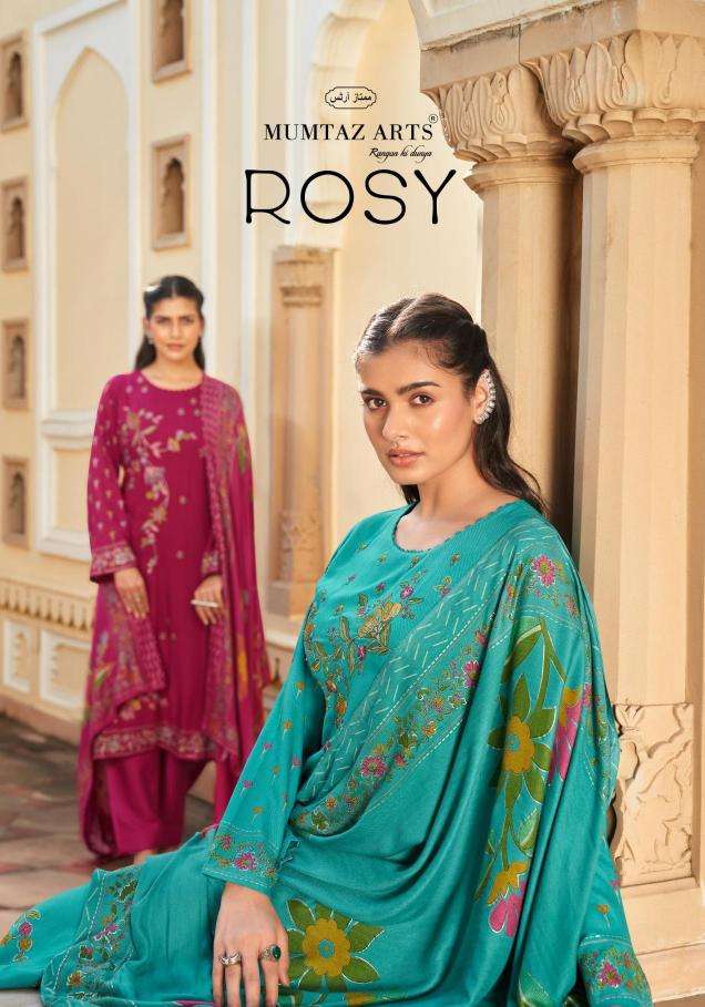 mumtaz arts rosy series 8201-8204 PURE VISCOSE PASHMINA Wholesale Salwar Kameez in Surat