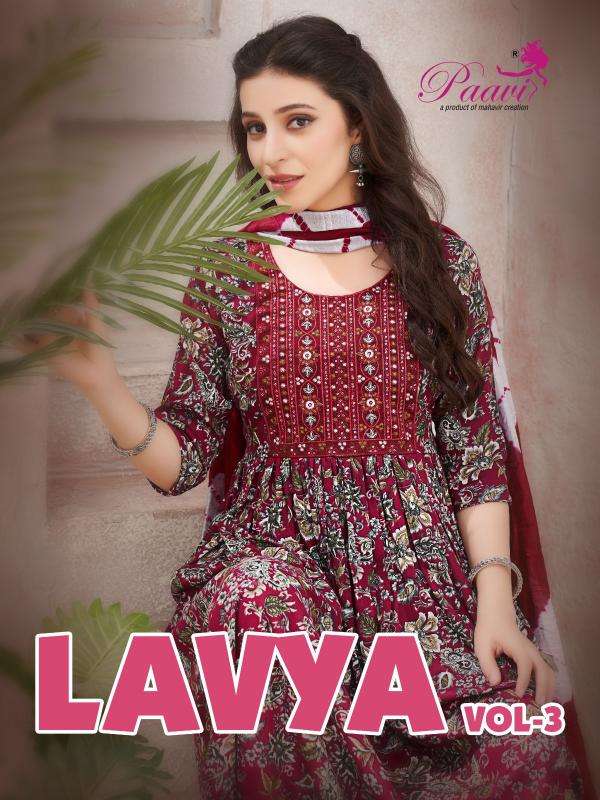 paavi lavya vol 3 series 2801-2808 RINKLE Wholesale Salwar Kameez in Surat