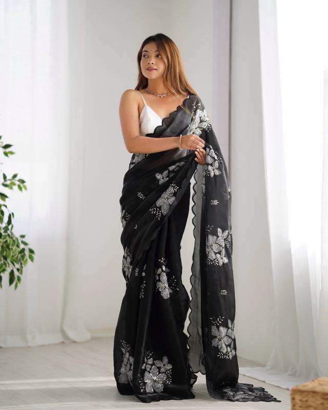 pr ds 61 sequence work zimi chu unique stylish saree for women