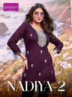 rangmaya nadiya vol 2 series 201-208 RAYON Wholesale kurti in Surat