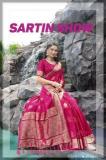 sanjana designer sartin show SARTIN SILK Wholesale Saree in Surat