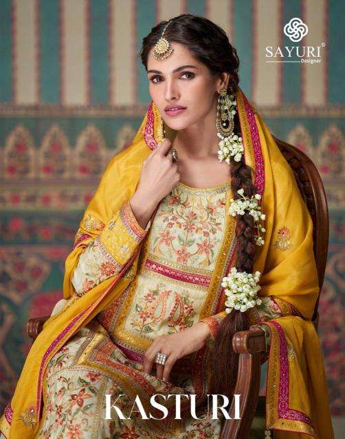 sayuri kasturi series `5715-5716 PREMIUM REAL SIMAR SILK wholesale salwar kameez in surat