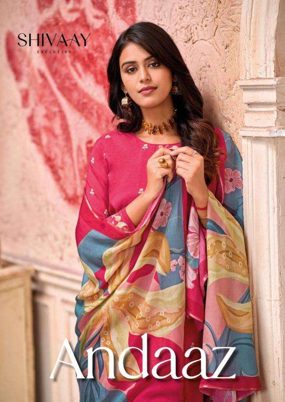 shivaay andaaz series 3001-3004 PURE VISCOSE MUSLINE wholesale salwar kameez in surat