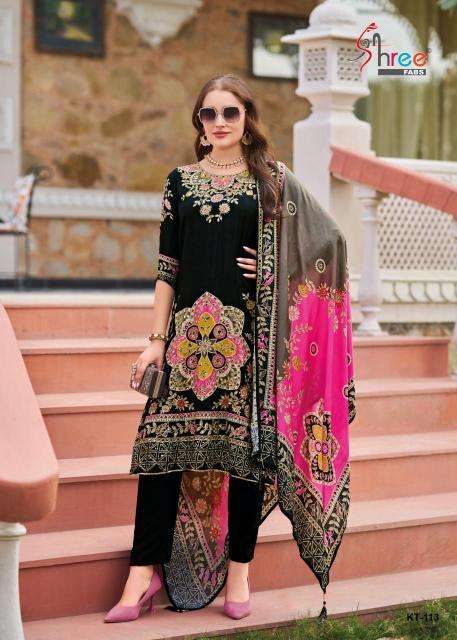 shree fabs introduced kt 113 pure maslin Wholesale Salwar Kameez in Surat