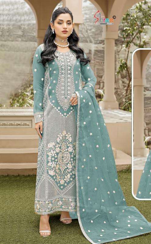 shree fabs s 5231 Heavy organza Wholesale Salwar Kameez in Surat