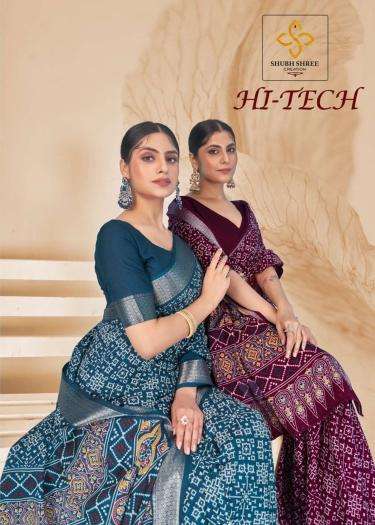 shubh shree hi teach series 1001-1010 DOLA SILK wholesale saree in surat 