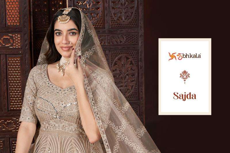 shubhkala sajda series 31001-31004 NET Wholesale gown in Surat