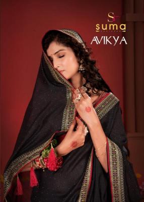 suma avikya series 6001- 6010 Vichitra Bluming Wholesale Saree in Surat