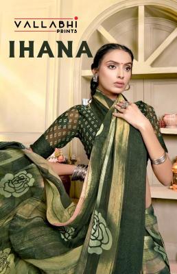 vallabhi prints ihana series 25181-25186 GEORGETTE Wholesale Saree in Surat