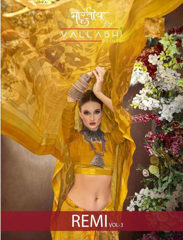 vallabhi prints remi vol 3 series 31521-31526 GEORGETTE Wholesale Saree in Surat