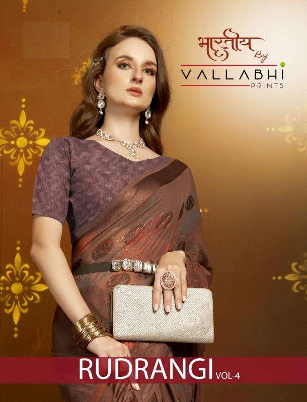 vallabhi prints rudrangi vol 4 series 31721-31726 SHIMMER wholesale saree in surat 