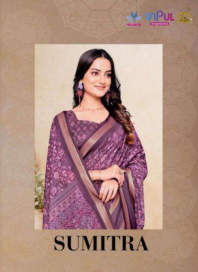 vipul sumitra series 84528-84533 SILK Wholesale Saree in Surat