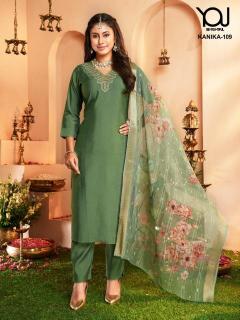 wanna kanika 109 Roman silk Wholesale Salwar Kameez in Surat